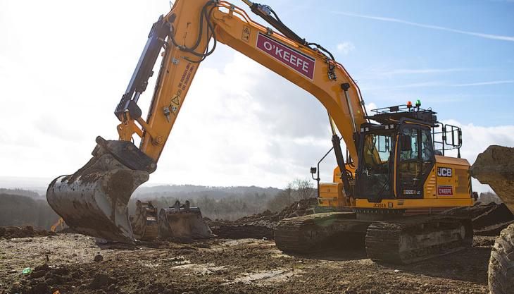 O’Keefe Group purchase 26 new JCB machines JCB X Series crawler excavator