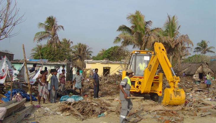 JCB backhoe loader