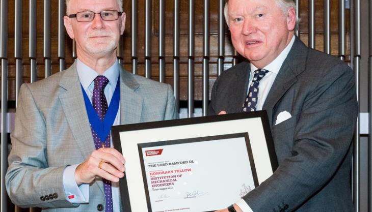 Professor Folkson and Lord Bamford Professor Folkson and Lord Bamford