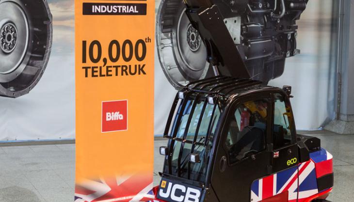 JCB's 10,000th Teletruck forklift
