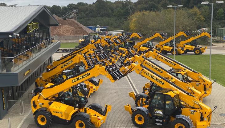 Fleet of new JCB Loadall telehandlers delivered to TRU Plant JCB Loadall telehandlers