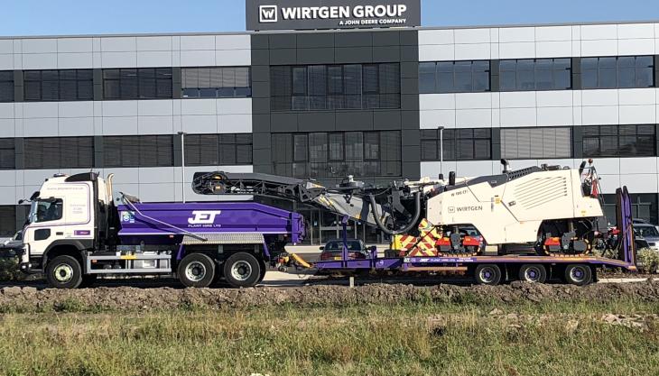 Jet Plant’s 100th Wirtgen planer W100CFI Wirtgen planer