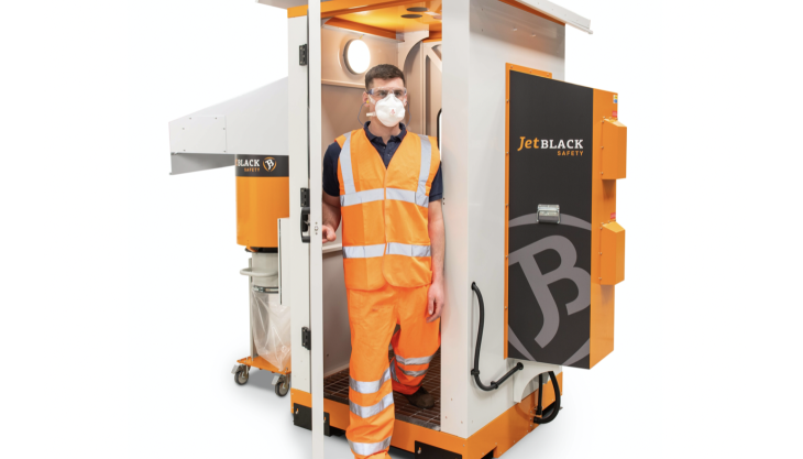 JetBlack Safety automated de-dusting booth De-dusting booth