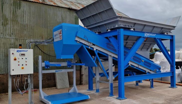 J&J Currie’s new BB-215 bulk bagging machine from RMGroup BB-215