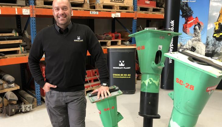Joe Brand, new hire and transport manager at Worsley Plant Joe Brand