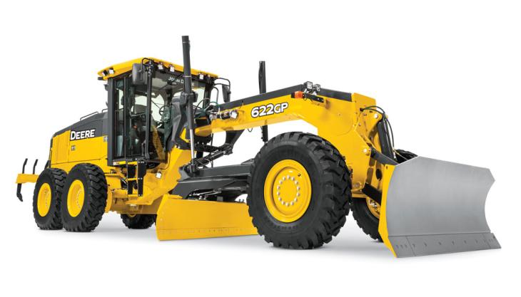 The John Deere 622GP motor grader John Deere 622GP motor grader
