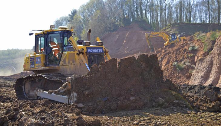 Komatsu dozer