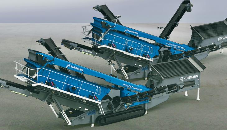 The new Kleemann Mobiscreen MS 1202 and MS 1203 Kleeman Mobiscreen