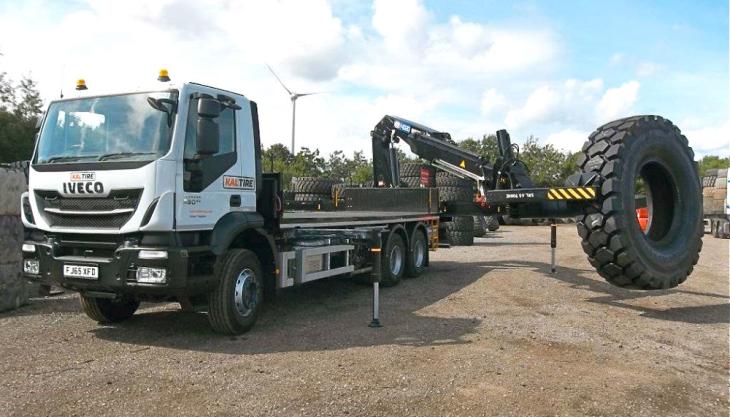 Kal Tire invest in new fleet of trucks Iveco Trakker
