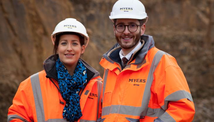 Katie and James Berry, fourth-generation owners of Myers Group Katie and James Berry