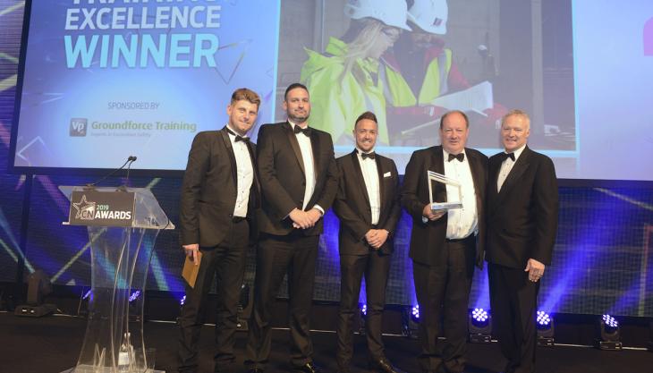 Keltbray win Training Excellence award at Construction News awards ceremony Keltbray win Construction News award