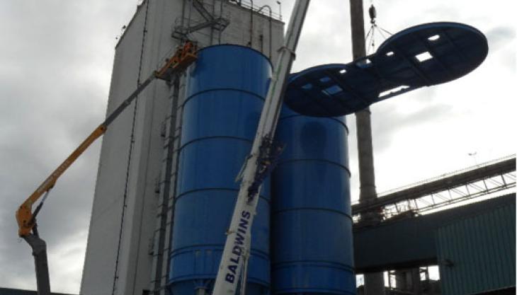 Concrete silos designed and manufactured by Kingfisher Industrial Concrete silo