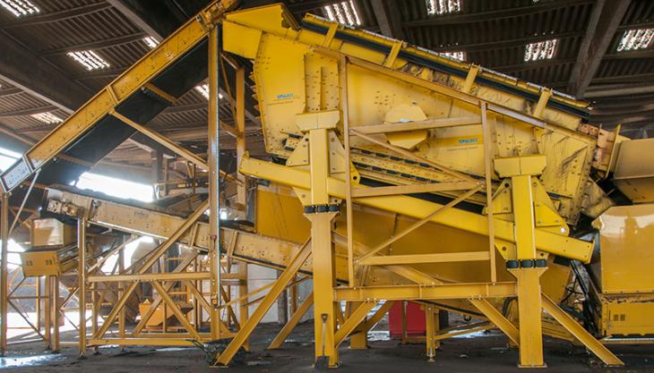 Kiverco waste screening plant Kiverco waste screening plant
