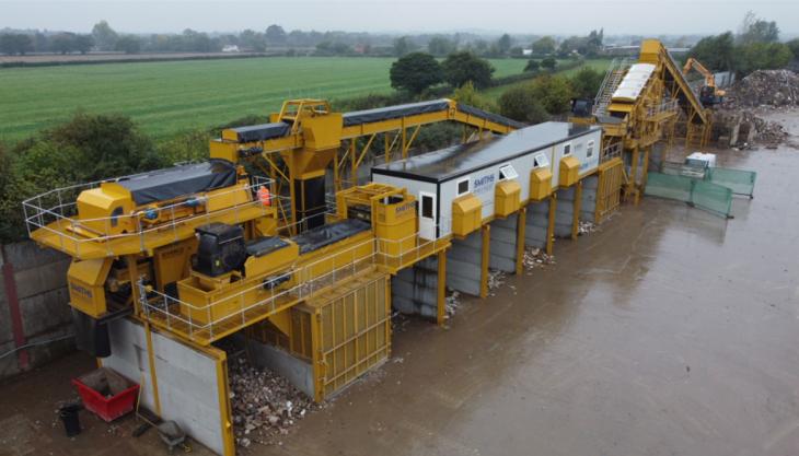 New stationary Kiverco waste-processing plant for Smiths (Gloucester) Kiverco waste-processing plant