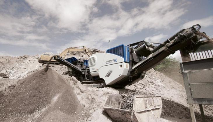 Kleemann MC110Z mobile jaw crusher