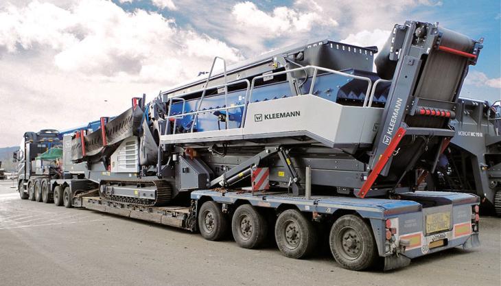 Kleemann MS 952 EVO track-mounted classifying screen Kleemann classifying screen