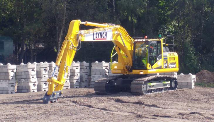 Komatsu HB215LC-2 hybrid excavator Komatsu HB215LC-2 hybrid excavator