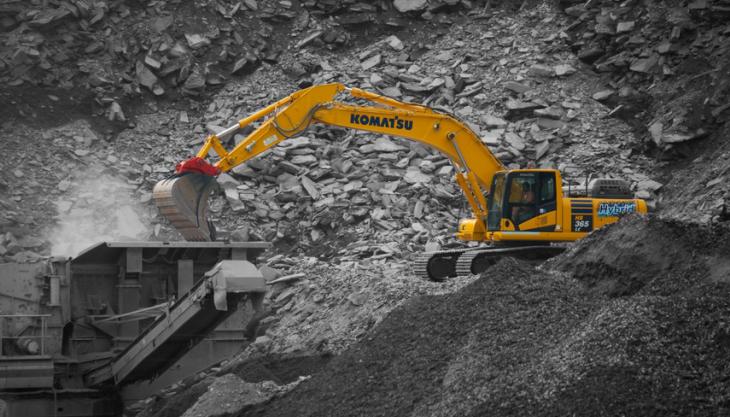 Komatsu HB365LC-3 Hybrid excavator