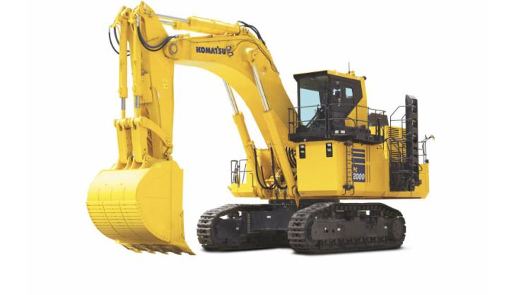 The new Komatsu PC2000-11 hydraulic excavator Komatsu PC2000-11 excavator