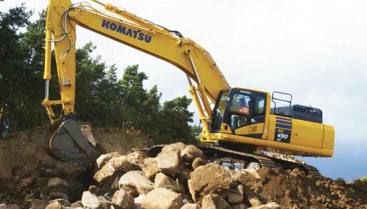 The new Komatsu PC490LC-10 Komatsu PC490LC-10