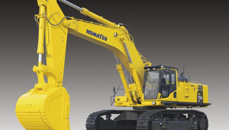 Komatsu PC700LC-8 excavator Komatsu PC700LC-8 excavator