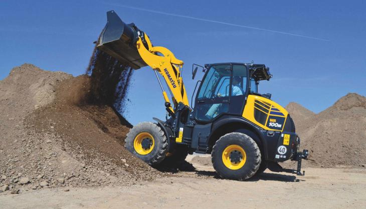 Komatsu WA100M-8 wheel loader Komatsu WA100M-8 wheel loader