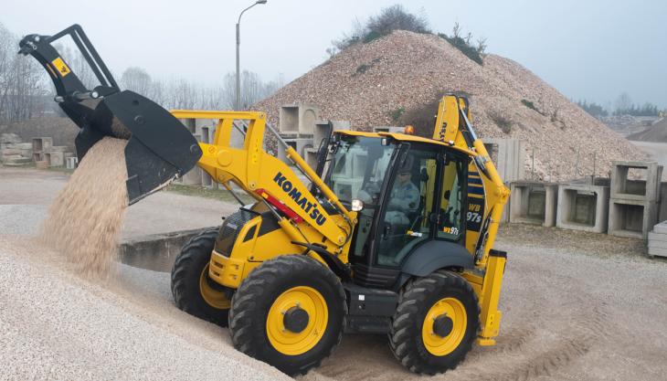 Komatsu WB97S-8 backhoe loader