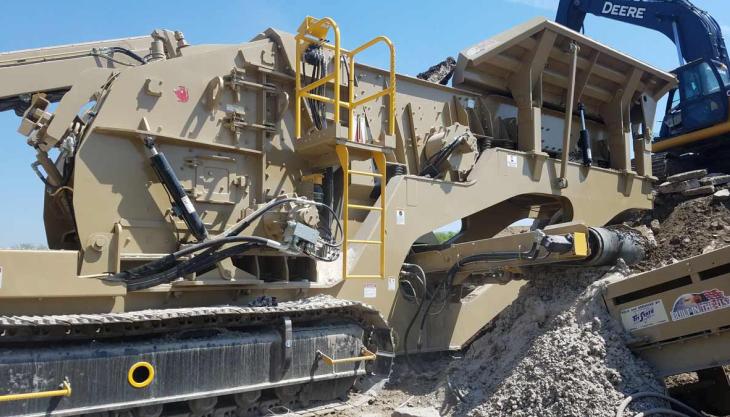 KPI FT4250 mobile impact crusher