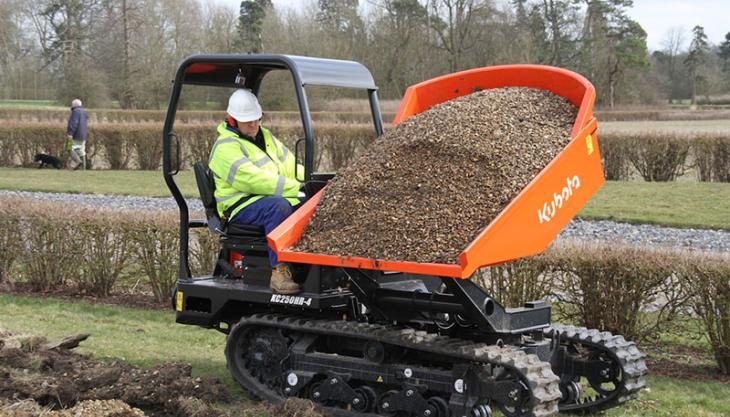 Kubota KC250HR-4 crawler dumper