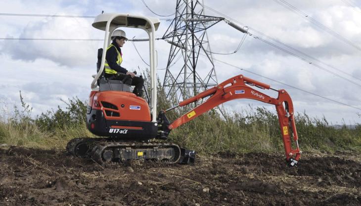 Kubota U17 mini-excavator