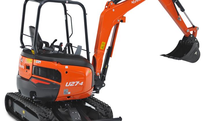 Kubota U27-4 mini-excavator