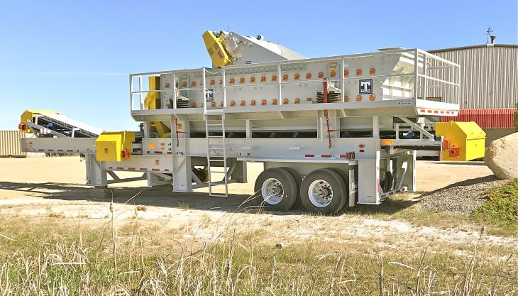 The new L-Class vibrating screen from Haver & Boecker L-Class vibrating screen