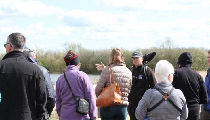 Visitors to Blott's Pit 