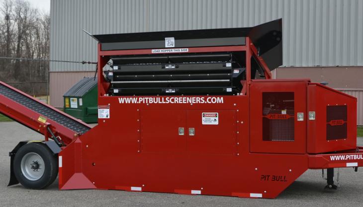 Pitbull 2300P propane-powered screener Pitbull 2300P propane powered screener