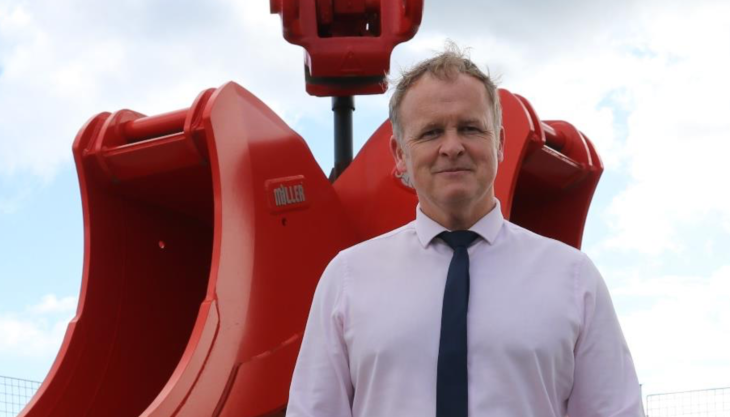 Leigh Dobson, new finance director at Miller Ground-breaking Leigh Dobson