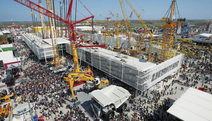 Liebherr stand at Bauma