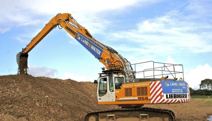 Liebherr 954 long-reach excavator