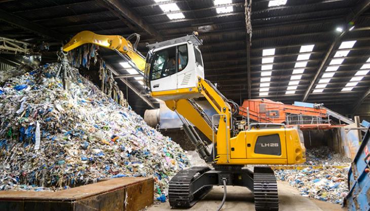 Liebherr electric-drive material handler