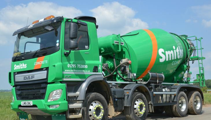 DAF chassis with Liebherr 804 mixer drum Liebherr 804 mixer drum