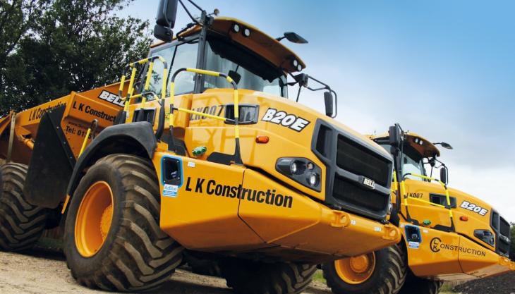 LK Construction Bell B20Es Bell B20E dumptrucks