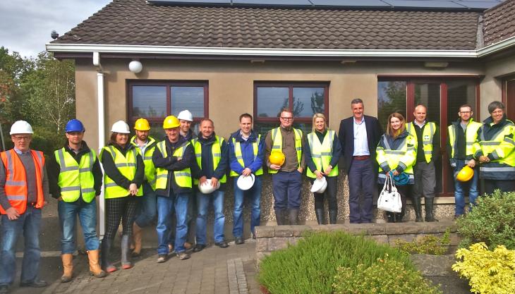 Some of the local council officers who sat the mineral planning course Local council officers