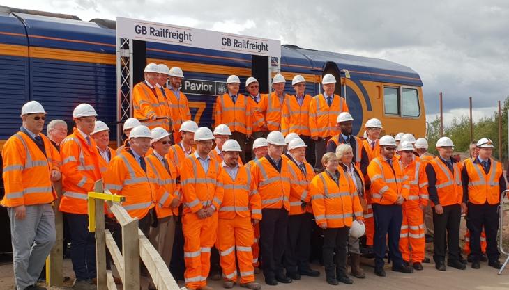 Locomotive naming ceremony