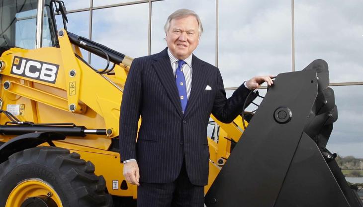 JCB chairman Lord Bamford JCB chairman Lord Bamford