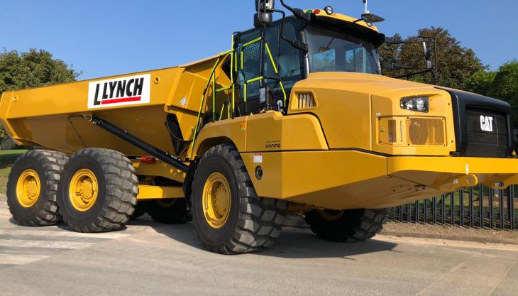One of Lynch's new Cat 730 ADTs Cat 739