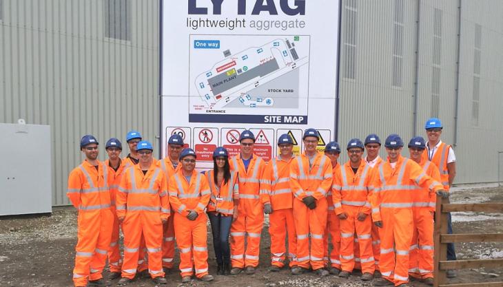 Lytag's new LWA plant in North Yorkshire