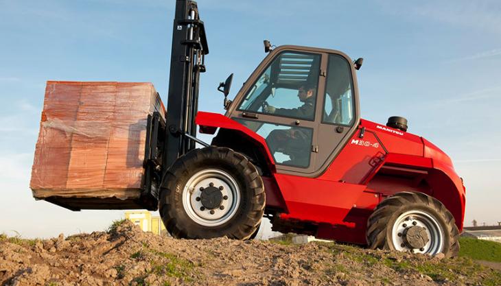 Manitou forklift truck