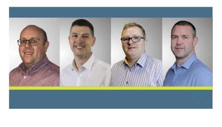 Mannok's new area sales managers for Ireland