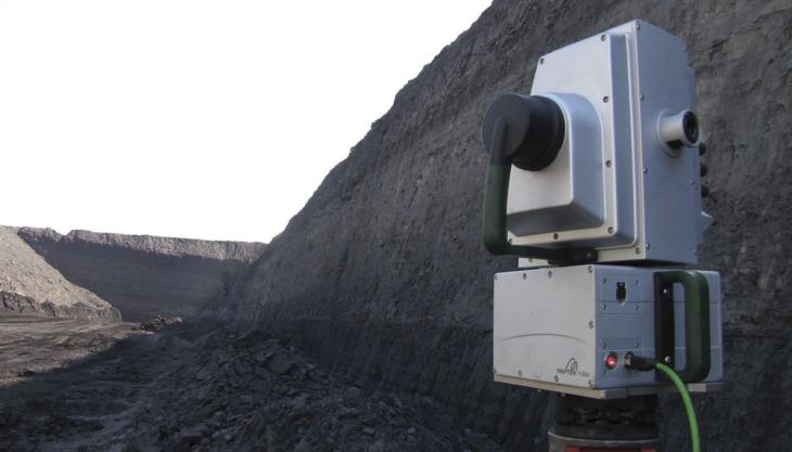 A Maptek I-Site 8800 long-range laser scanner Maptek laser scanner