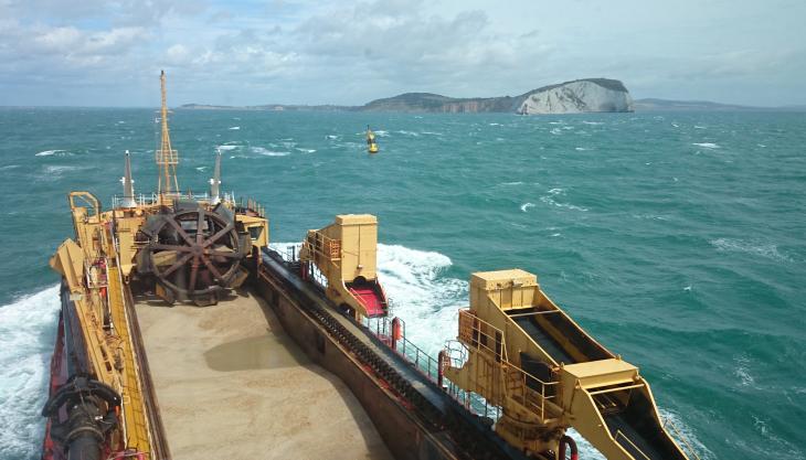 Industry showing increased interest in marine aggregates as a way of affording continuity of supply Marine aggregates
