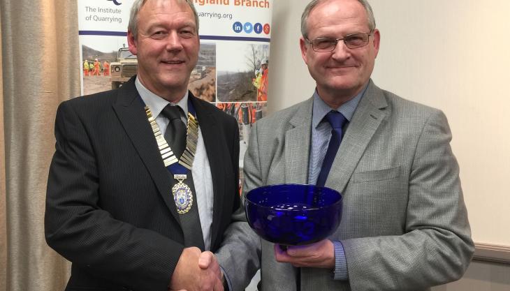 L-R: Mark Hughes, chairman of the West of England branch, and Peter Barkwill Mark Hughes and Peter Barkwill